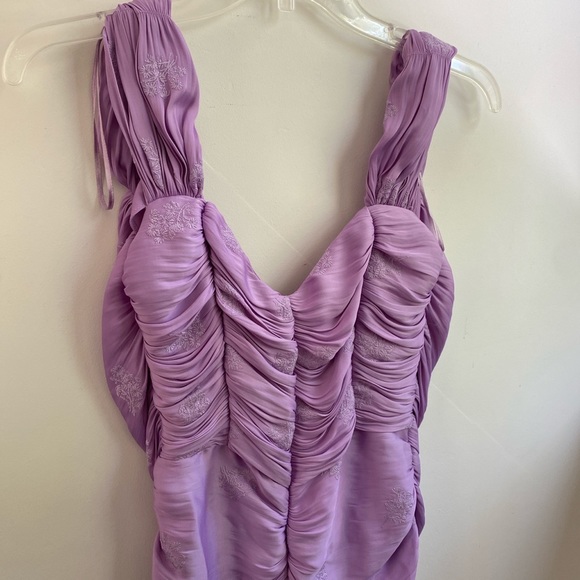 New purple silk dress - Picture 2 of 3